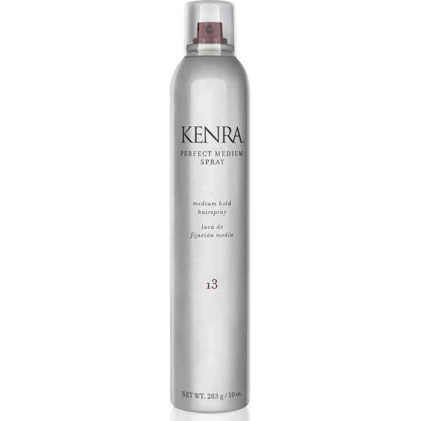 Kenra Perfect Medium Spray 13 50% | Provides Styling Control Without Stiffness | Medium Hold | Fast-Drying Formulation | High Shine Finish | All Hair Types | 10 oz