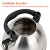 ROSSETTO Kettle Induction Tea Kettle Whistling Kettle Stainless Steel Camping