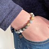 Eledoro PowerBead, Women’s Stretch Bead Bracelet, Made of 8 mm