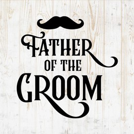 Wedding Crew Decals Peel and Stick - Wall Vinyl Decals Stickers - Father Mother Groom Bride Squad Team Tribe Maid Honor Best Man - Window Truck Laptop Tumbler - Store Salon Room Decor DWSV18735
