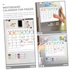 Parliky Erasable Magnetic Board Kitchen Fridge Calendar Office Home Reminder
