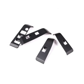 Front and Rear Doors 4pcs Look Interior Door Armrest Window Switch Panel Cover Trim Compatible with Toyota Tacoma 2016 2017 2018 2019 2020 2021 2022 2023 (Matte Black)