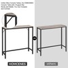 HOMCENES Narrow Console Table, with 2 Support Bar, 29.93" Small