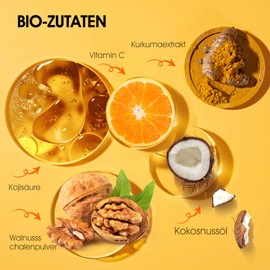 Der KöRper StößT Salbe Aus, Am Kurkuma Combat, KokosöL Und Vitamin C, Hand - Und FußSalbe Auftragen, MäNner Und Frauen Bewahren Ihre Haut,11.28oz/320g