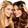 49 Pcs Glitter Teardrop Hair Clips for Women and Girls