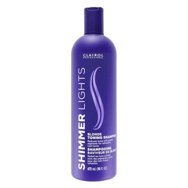 Clairol Shimmer Lights Blonde and Silver Shampoo Shampoo Unisex 16 oz                                                                                 