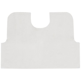 McKesson White Unisex Exam Cape, Front/Back Opening Without Closure, 100 Count