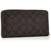 Coach C4452 Long Wallet, Im/BrownBlack, Free size