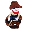 Cowboy Pet Costume Breathable Comfortable Polyester Dog Cloth Decorative Funny