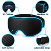 3D Blackout Sleep Eye Mask for Women & Men, Contoured
