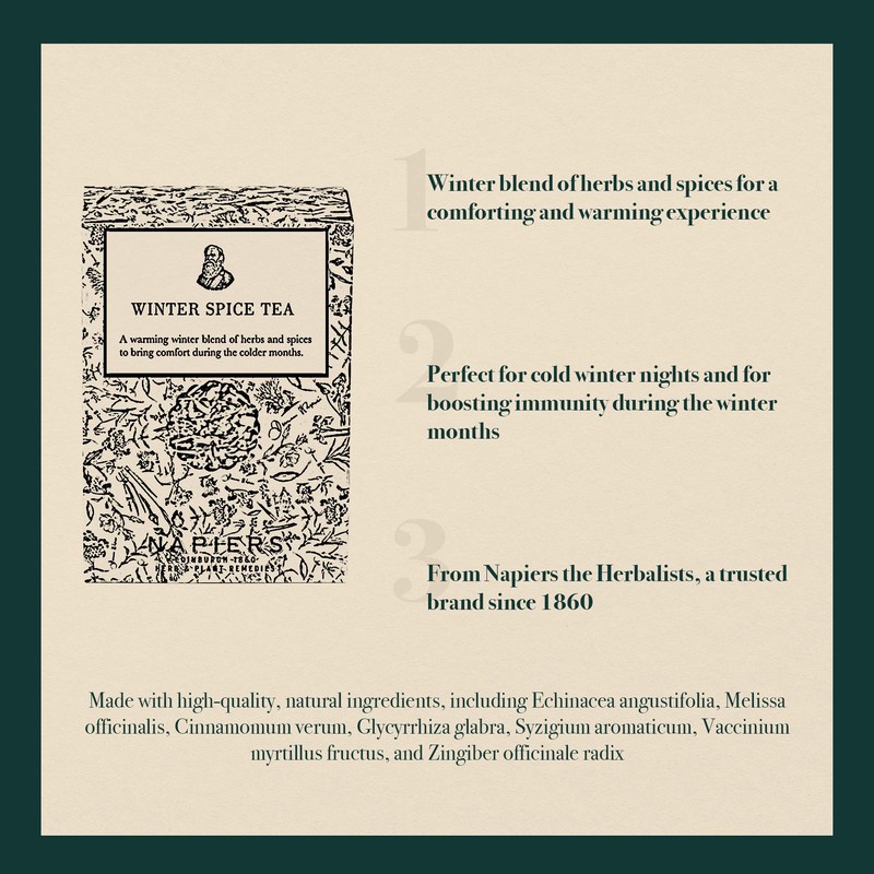 Napiers Winter Spice Herbal Tea Blend | Loose Leaf Tea