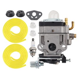 MOTOALL 531008681 Carburetor for Husqvarna 224L 324HDA 55X 324LDX 324L Trimmer Replace for 531002419 531008681 with Fuel Hose Gaskets Spark Plug Kits