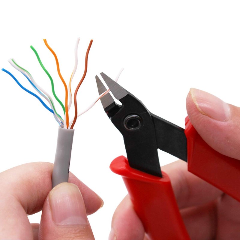 Flush Cutter, Wire Cutters, BS-8109 Soft Wire Cutter Pliers Precision