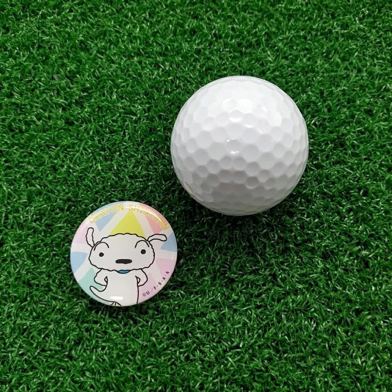 HOKUSHIN TRADING MK0504 Golf Ball Marker Crayon Shin-chan Acrylic Marker