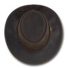 Barmah Hats Foldaway Bronco Leather Hat - Item 1060 -