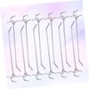 ABOOFAN 50Pcs Triangular Hole Board Hooks for Supermarket Shelving Thick