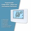 Programmable Thermostat for House, 1 Heat/1 Cool, Extra Large Display,