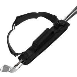 PATIKIL Mini Golf Club Bag, Portable Lightweight Club Carry Bag with Adjustable Strap for Men Women Golfer Pouch Driving Range Carrier Course Training Practice Case Black
