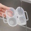 2pcs Portable For Egg Storage Container，Eggs Storage Box with D