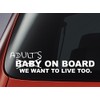 Level 33© Adult On Board Car Window Decal, Bumper Sticker,