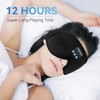 Sleep Headphones, Bluetooth 5.0 Wireless 3D Eye Mask, Lightimetunnel Washable