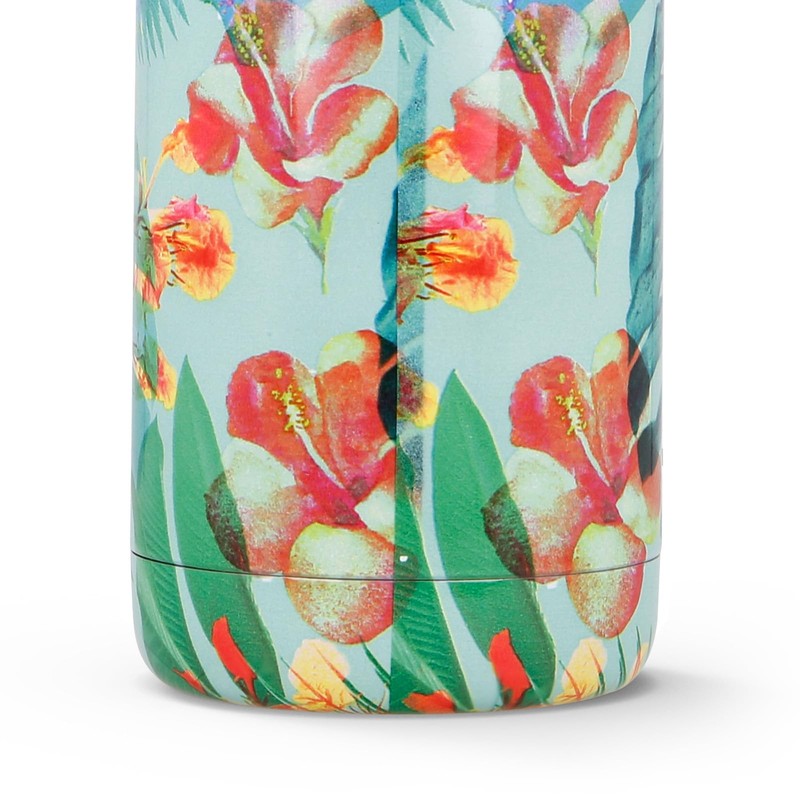 Quokka 8412497118090 Stainless Steel Bottle, 630 ml Capacity, Tropical Solid