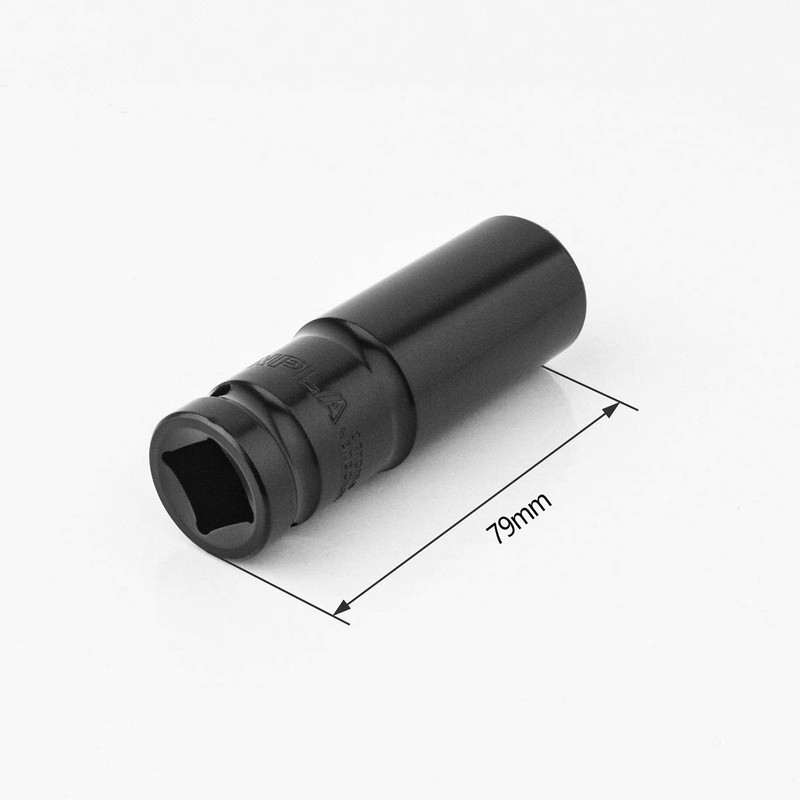 Gunpla 1/2 inch Deep Metric Impact Socket CR-V 19mm Heavy