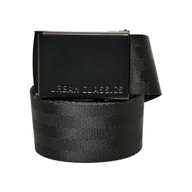 Urban Classics Unisex_Adult Easy Polyester Belt, Black, Small-Medium