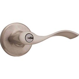 KWIKSET 405BL 15 6AL RCS Balboa Entry Lever, Satin Nickel - 2464414