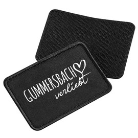 Huuraa Patch Gummersbach verliebt Geschenk Black für Mütze Gummersbach Präsent