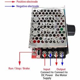 mengbo-shop For 7-70V 30A PWM DC Motor Speed Controller Switch Control 12V 24V 48V 60V