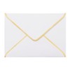 50 PCS White Envelopes 5x7 Invitation Envelopes A7 Size V-Flap