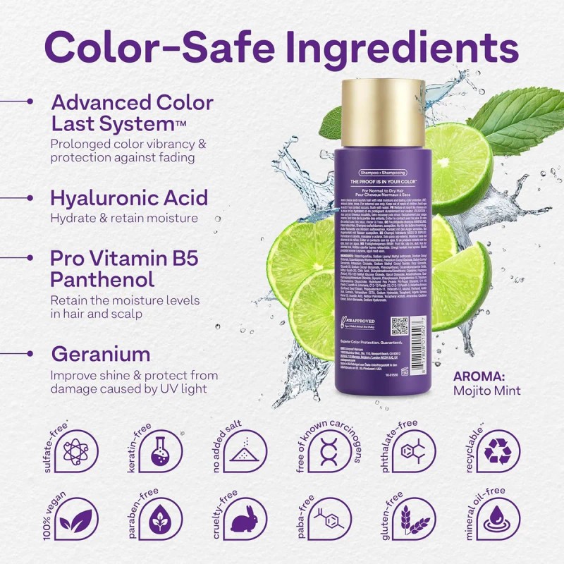 Champú Hidratante Colorproof Moisture Shampoo Sin Sulfatos P