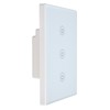 3 Gang Smart Touch Switch Glass Panel Voice APP Remote