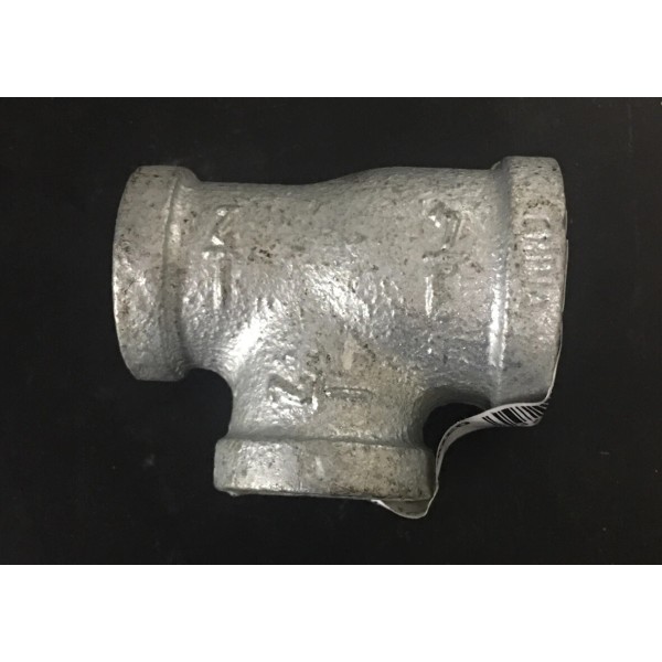 B&K Precision 3/4" x 1/2" x 1/2" Galvanized TEE 3/4