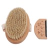 2PCS Set Sweater Cleaning Shaver Set Oval Beech Wood Bristle