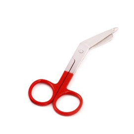 LAJA IMPORTS 3 Lister Bandage Scissors 5.5" & 4.5" Red Pink + 5.5" Multi Color Rainbow Titanium Emt Shears Instruments