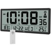 WallarGe Atomic Clock with Indoor Outdoor Temperature - Easy to