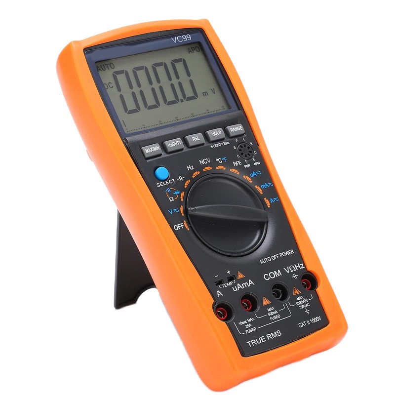 Multimeter,VC99 6000 Count Multimeter LED Digital Multimeter with NCV and