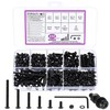 450 Piece M3 Screws Set, Allen Screws Nuts Set, Black