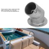 Angled Boat Deck Fill Cap 316 Stainless Steel Marine Deck