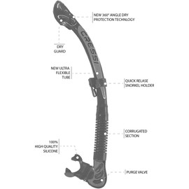 Cressi Alpha Ultra Dry Dark-Dark