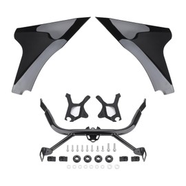 Kiawnia Motorcycle Side Fairing Panel Bracket, Spoilers Cover Support for Harley Touring FLTRXSE 2023 CVO Road Glide ST FLTRXSTSE 2024 (Bright Black)