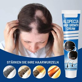 Anti-Hair Loss Cream, Hair Growth Ointment, Strengthens Damaged Hair, Revives Scalp, Hair Care for Men and Women (20 g x 2 Pieces)