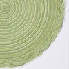 vctops Set of 6 Sage Green Round Placemats 12 inch