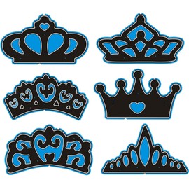 Crown Die Cut for Card Making, Crown Metal Cutting Dies Congratulations Die Cuts Happy Birthday Embossing Stencils Template for DIY Scrap-Booking Decor Wedding Birthday Blessing Card Arts