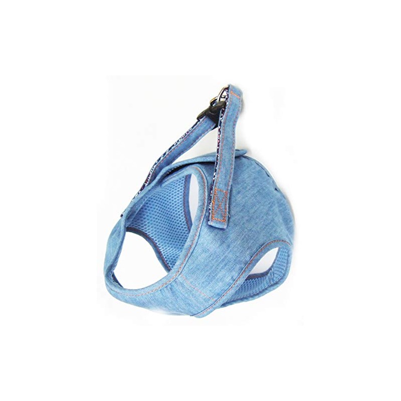 ONS Cotton Denim Soft Harness Light Blue Small