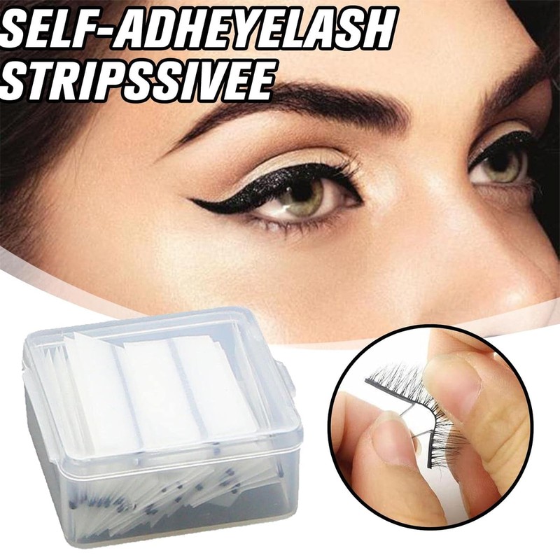 40 Pcs Fake Lashes No Glue Apply False Lashes Eyelash