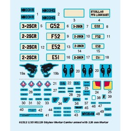 Trumpeter 1/35 M1129 Stryker Mortar Carrier Vehicle (MC-B) with 120mm Mortar