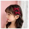 ヘアクリップ リボンクリップ 小さめ ヘアアクセサリー ヘアリボン 2個セット 可愛い 髪飾り 髪留め 女の子
